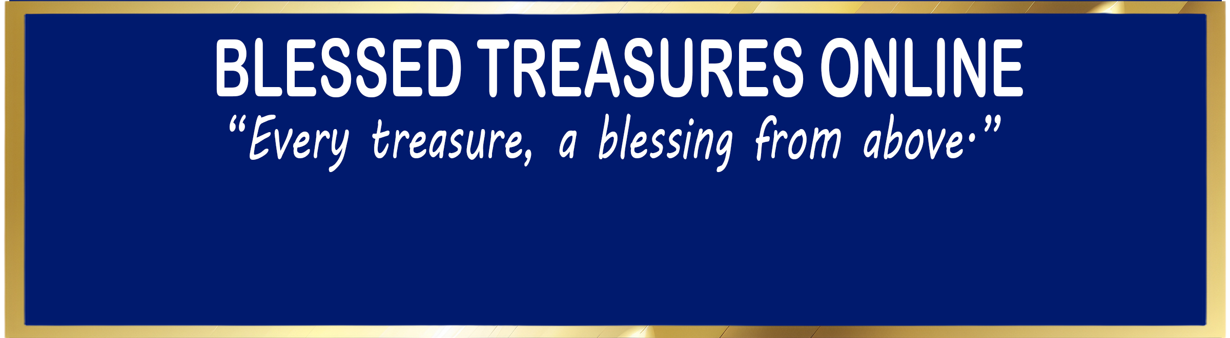 Blessed Treasures Online Cover Photo